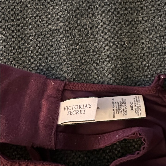 Victoria's Secret Lace Bralette in plum and gold floral - Picture 3 of 3